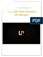 TUTORIAL PARA ATIVAR O UP USB Stick 