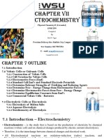 ELECTROCHEMISTRY Chapter 7 NOTES II