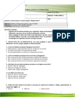 Control Estilos Narrativos Jueves 18 Mayo