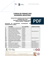 LISTAS Verano 2023 Industrial