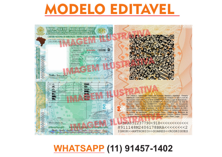 CNH Modelo 2025/2026 (Atualizado) | PDF