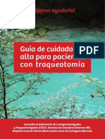 Guia de Cuidados Al Alta para Pacientes Con Traqueotomia