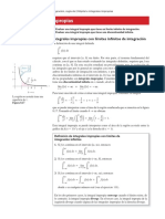 Integrales Impropias