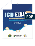 Final MOP ICD-11 Pilot Implememtation MOP For RHUs