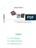 Chapter 7 - Processor Structure and Function