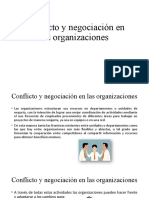 Conflicto y Negociación en Las Organizaciones