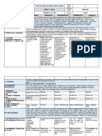 School Grade Level Teacher Learning Area Teaching Dates and Time Quarter