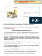 D1 A2 FICHA Organizamos La Elección Del Representante Del Aula y Los Responsables de Tareas