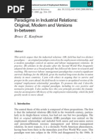 Download Paradigms in Industrial Relations by Charmaine Wong SN65094802 doc pdf