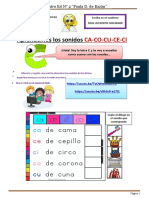 Tarea de 1°lengua Aprendemos El Sonido C