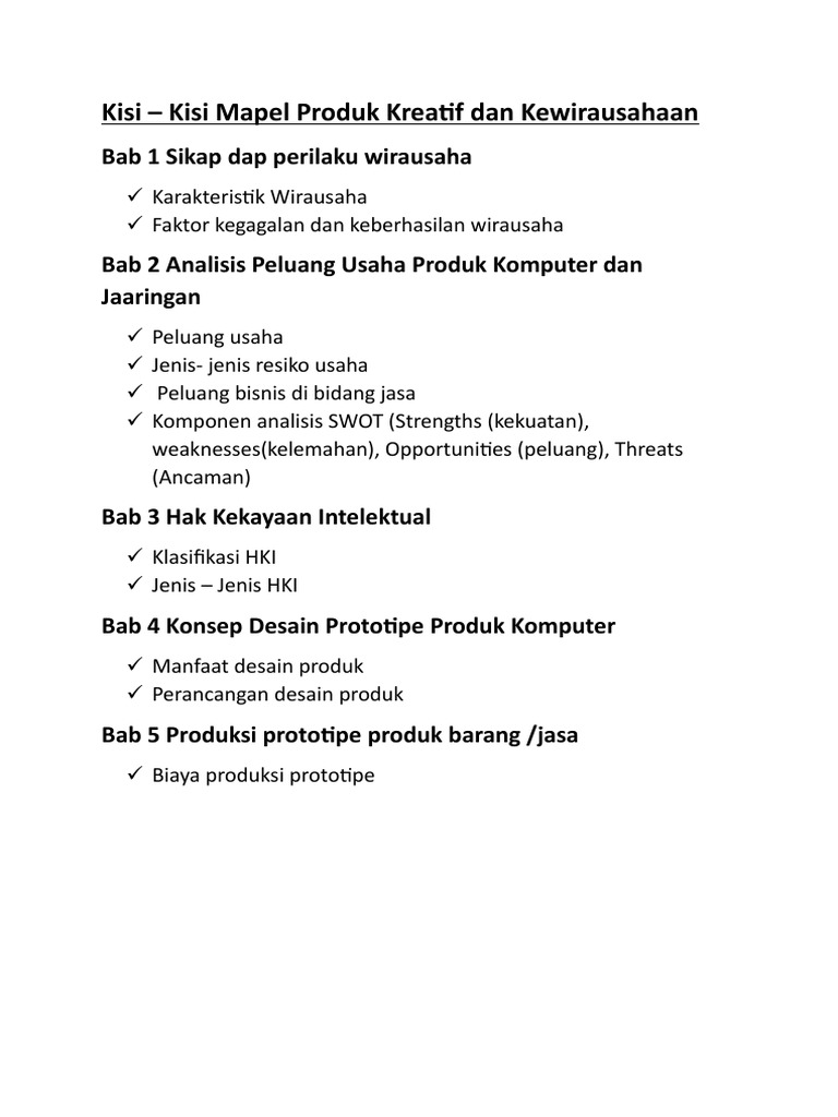 KisiKisi PK & K PDF