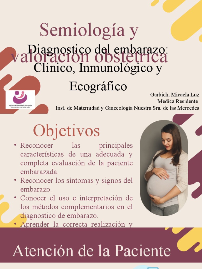 Diagnóstico y Evaluación del Embarazo | PDF | El embarazo | Examen físico