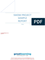 SMDM Project Sample Report