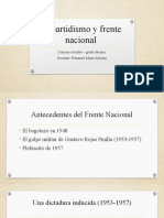 Bipartidismo y Frente Nacional