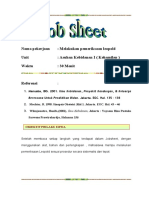 Job Sheet Palpasi Leopold