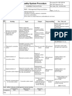 Procedure For Corrective Action MR-QSP-04