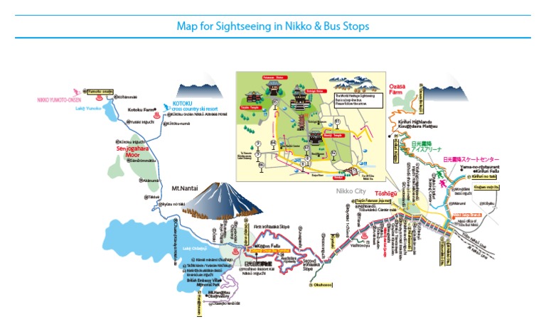 ニッコー　サンダーマップ　1/10 Nikko Routemap | PDF | Bathing