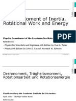 Moment of Ineria + Rotational Energy