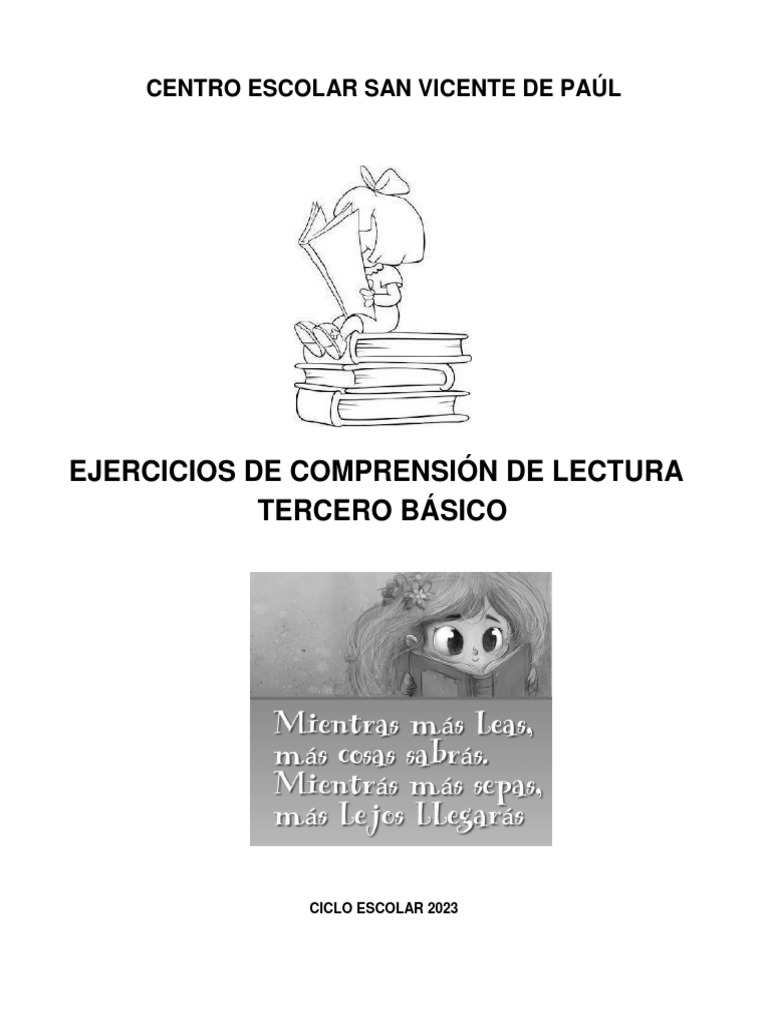 Lectura 3ro Básico 2023 Pdf