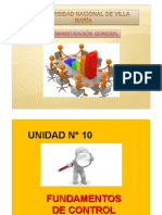 Unidad #10 - Fundamentos de Control