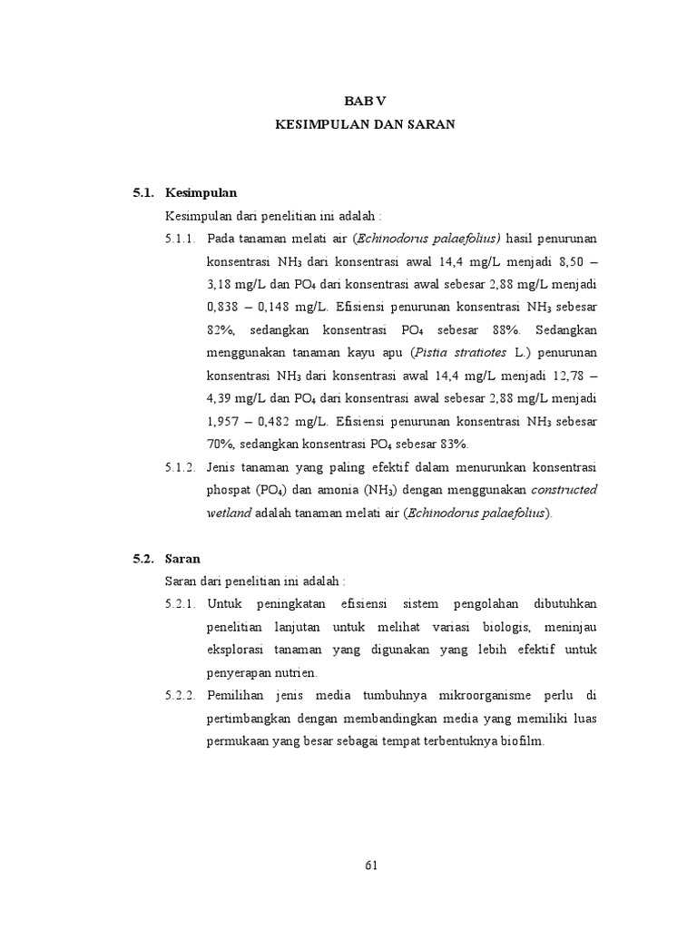 Bab V | PDF