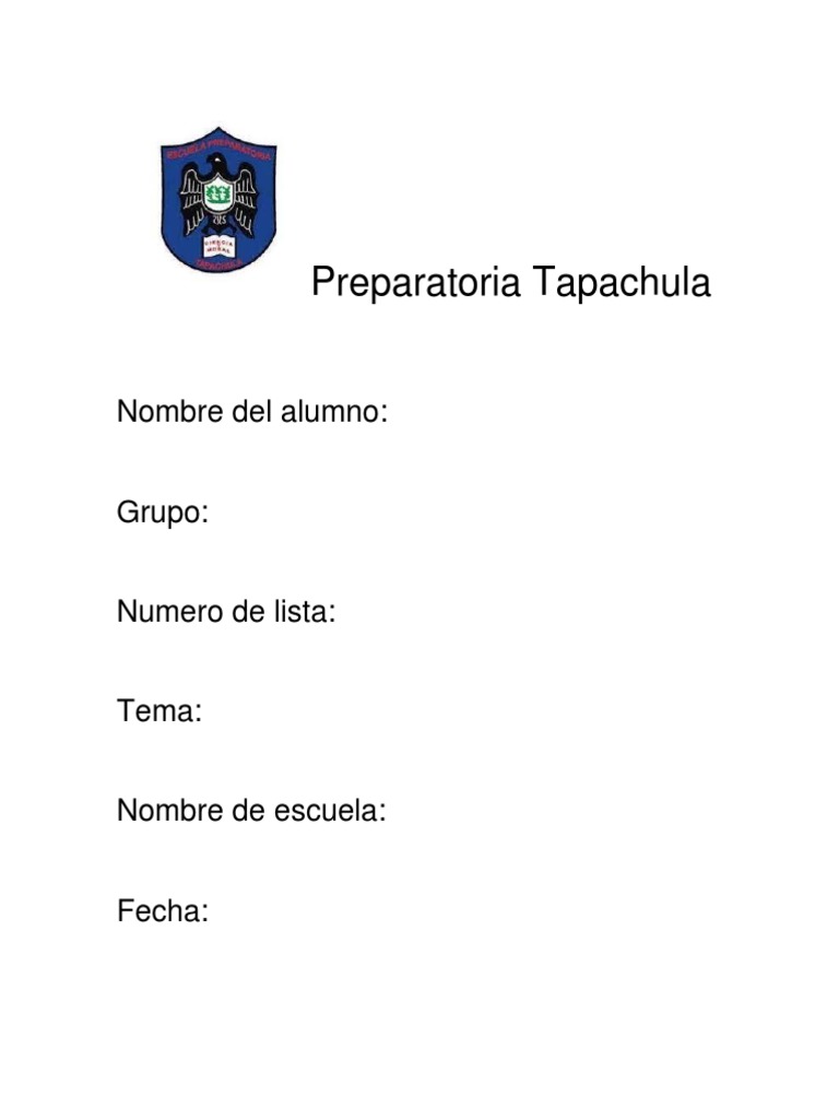 Preparatoria Tapachula | PDF