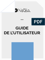 Guide Utilisateur Notea