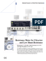 RM3543E5-7XB (HIOKI Resistance Meter)