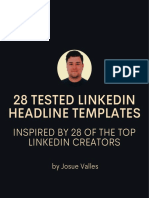 28 LinkedIn Headline Templates You Can Use in 2 Mins