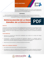 Especializacin - EnseanzaEspaol 3