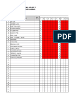 Daftar Hadir Siswa Kelas XI SMK