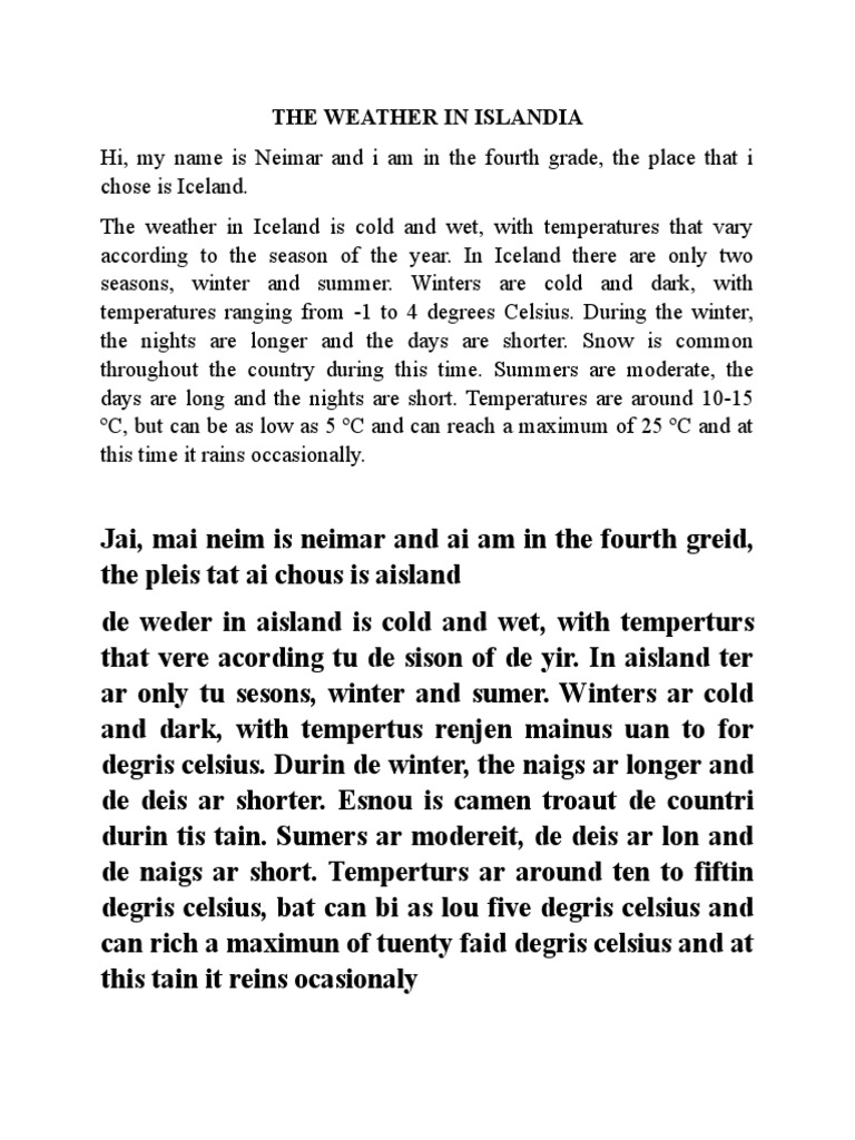 The Weather in Islandia PDF