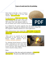 Different Types of Sand Used in 3d Printing