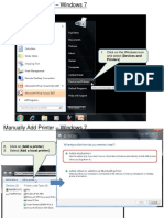 Printer Driver Installation-Windows 7-Manually Add Printer-1