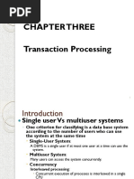 Chapter 3 Transaction Processing