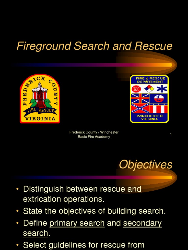 Fireground Search and Rescue Training | PDF | Firefighter | Safety