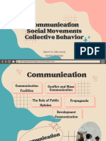 Communication, Social Movements, Collective Behavior