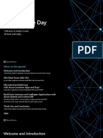 Microsoft Cloud Native Day: Welcome To Today's Event. Sit Back and Enjoy
