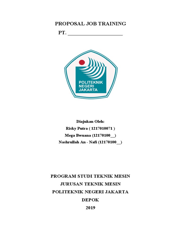 Proposal Ojt Pdf