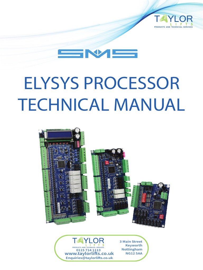 ELYSYS System User Manual Overview | PDF | Elevator | Menu (Computing)