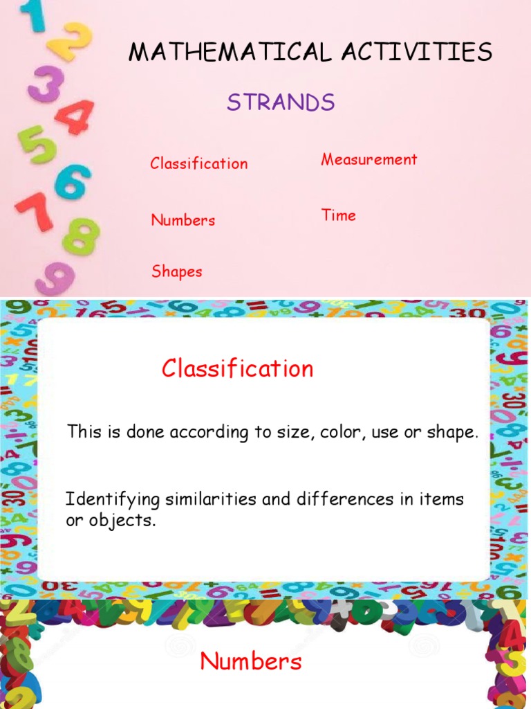 Mathematical Activities Overview | PDF | Career & Growth | Science ...
