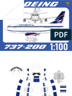 RP-model Boeing 737-200 Aeroflot 90 39 S Fantasy Works 1 100