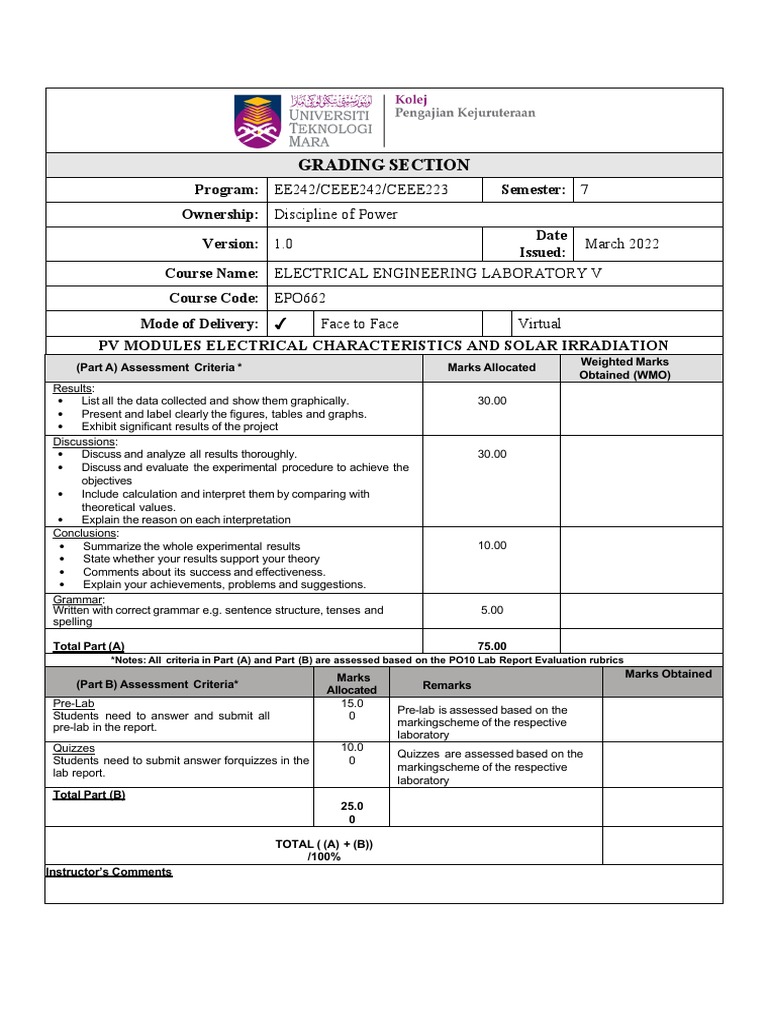 Report PV1 F3 | PDF | Photovoltaics | Solar Power