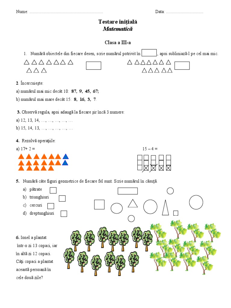 Test Initial Mate Cls A III A | PDF