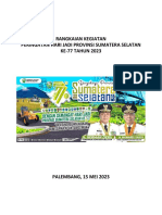 Buku Rangkaian Kegiatan - Finish