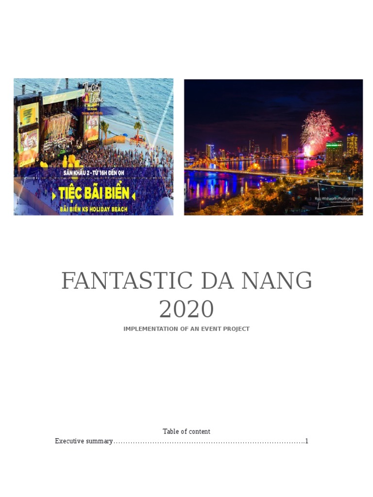 Implementation of An Event Project | PDF | Project Management | Social ...