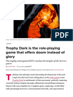 Trophy Dark Is The Role-Playing Game That Offers Doom Instead of Glory - Polygon
