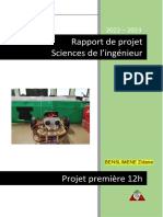 Trame Rapport de Projet PREMIERE Spé SI 2022-23