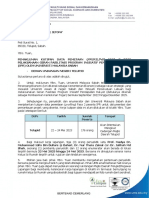 Surat Pemakluman Menjalankan Profiling - Telupid