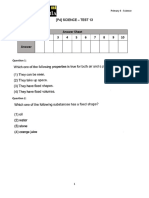 (P4) Science Test 13